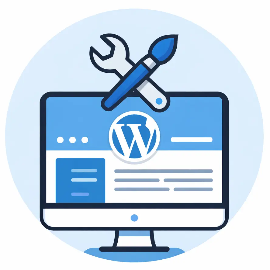 WordPress website development service for dental clinics with custom design and fast setup